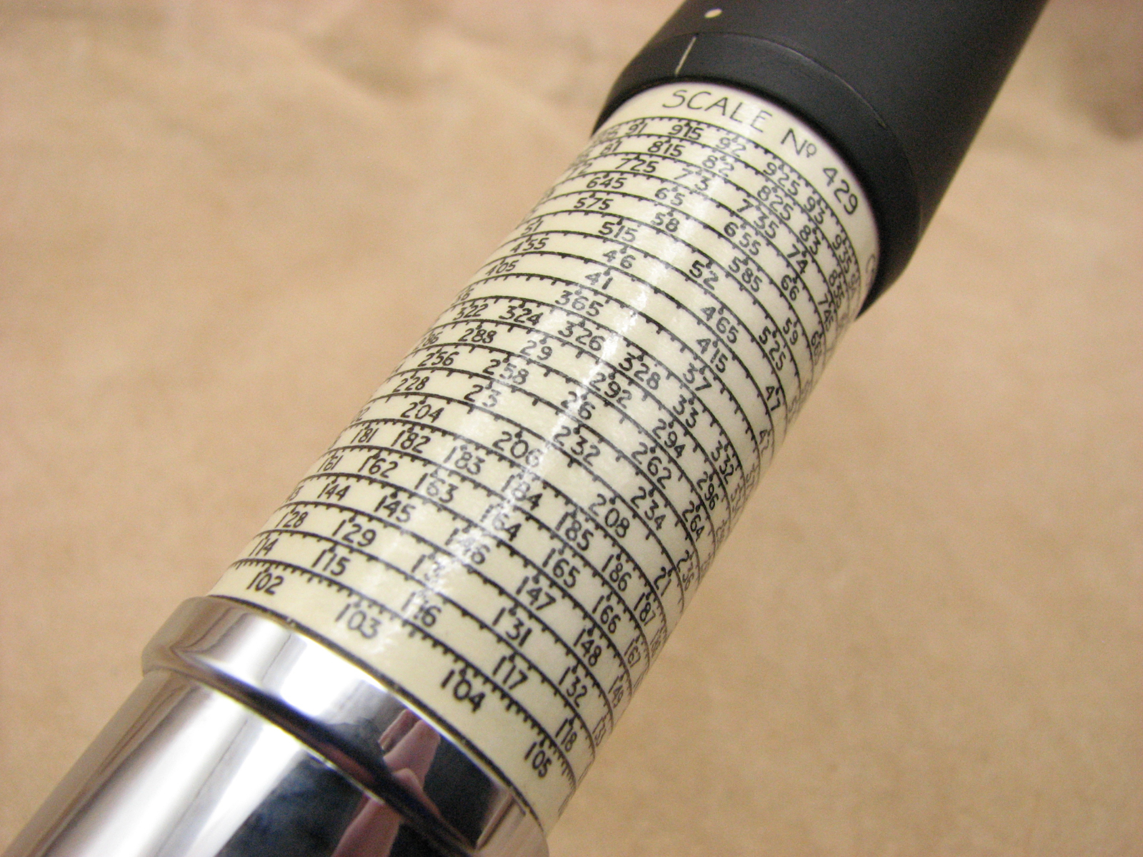 1960's Otis King Model L type C cylindrical slide rule with instructions